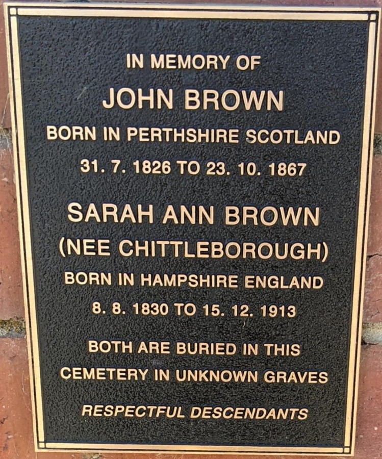 John Brown Memorial,
          Newbridge