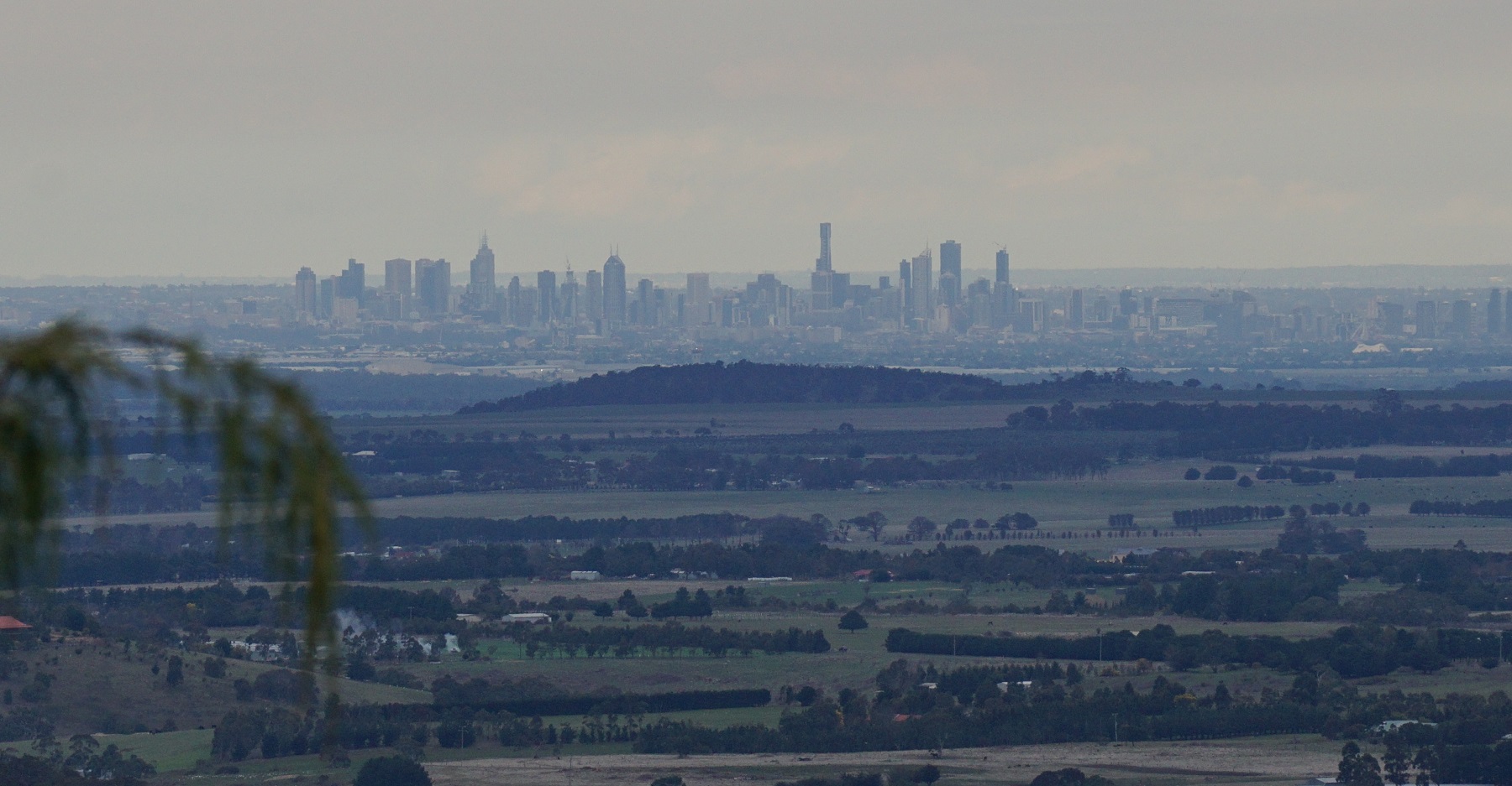 Melbourne from Mt Macedon