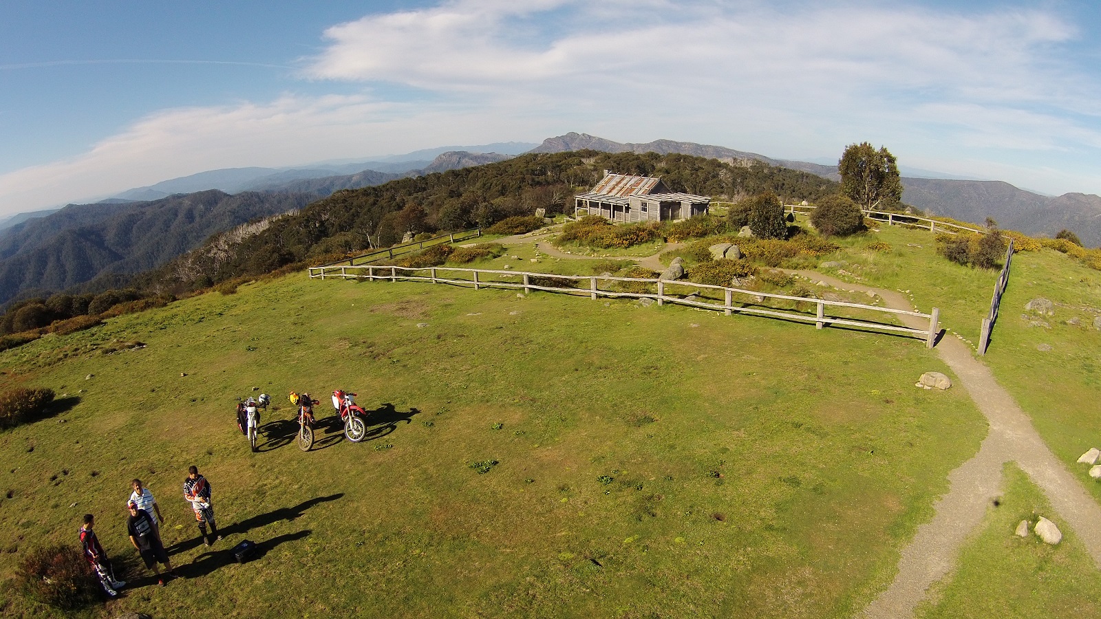 Craig's Hut from Dom's Drone