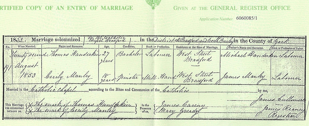 Marriage Certificate